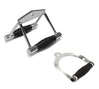 G5 HT Sport Manijas de poleas y Herramientas para Cables con asa única, asa Doble, Cuerda tríceps (asa Doble + asa Individual)