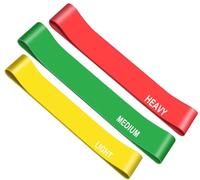 G5 HT SPORT Bandas elásticas Fitness [Individual o Juego de 3] Bandas elásticas de Resistencia para Ejercicios de Fitness, Pilates, Yoga, rehabilitación | Juego de 3 Bandas elásticas (Kit de 3 Bandas