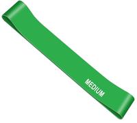 G5 HT SPORT Bandas elásticas Fitness [individual o juego de 3 o 5] bandas elásticas de resistencia para ejercicios de fitness, pilates, yoga, rehabilitación | Juego de bandas de bucle (verde (mediano)