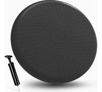 G5 HT SPORT Cojín propioceptivo Air Balance Pad【Bomba incluida/Ø35 cm】 Varios colores | Cojín hinchable para propioceptividad, equilibrio y rehabilitación, entrenamiento y Balance Board (negro)