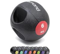 G5 HT SPORT DIAMOND - Balón medicinal con doble agarre, de 3 a 10 kg, diámetro de 21 cm a 28 cm, para fitness, rehabilitación para gimnasio en casa y gimnasio (6 kg)