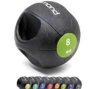 G5 HT SPORT DIAMOND - Balón medicinal de doble agarre de 3 a 10 kg, diámetro de 21 cm a 28 cm, para fitness, rehabilitación, gimnasio en casa y gimnasio