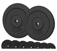 G5 HT SPORT Dos Discos de Hierro Fundido, Adultos Unisex, 2 x 10 kg, Due DISCHI IN GHISA DA 10 KG
