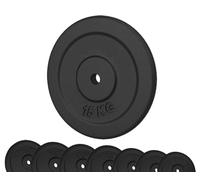 G5 HT Sport Discos de Hierro Fundido Ø Agujero 25 mm para Gimnasio y Home Gym de 0.5 para 20 kg para Mancuernas y Barras (1 x 15 kg)…