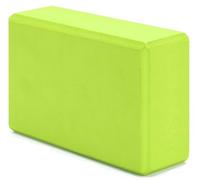 G5 HT SPORT Ladrillos de yoga [individual o en pares] Bloques de yoga de alta densidad y soporte, antideslizantes, hipoalergénicos | 22,5 x 15 cm, grosor 7 cm (ladrillo individual (verde lima))