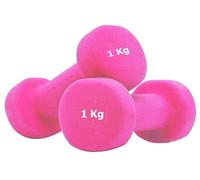 G5 HT SPORT Mancuernas o mancuernas de neopreno para gimnasio y gimnasio en casa, antideslizantes, de 0,5 a 6 kg, par o individual (2 x 1 kg)