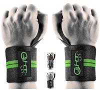 G5 HT SPORT Muñequeras de gimnasio profesionales | Mujer & Hombre | Muñequeras Gimnasio Bandas Muñecas | Culturismo Powerlifting Crossfit, Calistenics, Levantamiento de Grandes Pesas Wrist Wraps