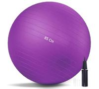 G5 HT SPORT Pelota de Fitness Gym Balls Premium Multifunción Pelota Pilates Anti-explosión [55/65/75/75 CM] Incluye Bomba, Pilates, Ejercicios, Gimnasia y Yoga (Ø 85 cm (para Altura Superior a 189