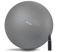 G5 HT SPORT Pelota de fitness Gym Balls Premium Multifunción Pelota Pilates Anti-explosión [55/65/75/75 CM] Incluye bomba, Pilates, Ejercicios, Gimnasia y Yoga (Ø 75 cm (para altura entre 179-188 cm))