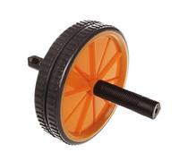 G5 HT SPORT [Rueda doble abdominal con empuñaduras antideslizantes] Rodillo abdominal Core Trainer AB Wheel Entrenamiento Casa Gimnasio Espalda Hombros Brazos Compacto Agarre Seguro Estable (Negro