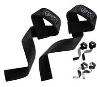 G5 HT SPORT Straps (acolchadas) Entrenamiento culturismo hombre mujer correas levantamiento de pesas para levantamiento de pesas para levantamiento de pesas (negro)