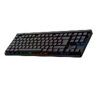 Logitech G G515 Lightspeed TKL de Perfil bajo Teclado para Gaming inalámbrico, RGB LIGHTSYNC, diseño Fino sin Teclado numérico, Teclas de PBT, interruptores mecánicos táctiles, QWERTY Español - Negro