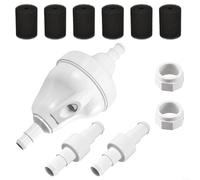 G52 Juego de válvulas limpiadoras de piscina piezas de repuesto para Polaris 380 480 180 280 Series Limpiadores de piscinas con rodamientos de bolas, para manguera de entrada D20 D15