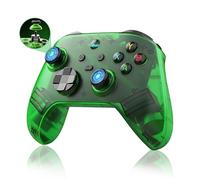 G6 Mando PC Inalámbrico para Android,Mando Inalámbrico PC,Gamepad Bluetooth 5.3 con Programación de macros Botón Atrás/Joysticks & Gatillos electromagnéticos,400 mAh,5 modos de conexión (Verde)