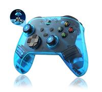 G6 Mando PC Inalámbrico para Android,Mando Inalámbrico PC,Gamepad Bluetooth 5.3 con Programación de macros Botón Atrás/Joysticks & Gatillos electromagnéticos,400 mAh,5 modos de conexión (Azul)