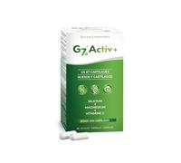 G7 Activ+. Fórmula Mejorada. Suplemento De Silicio Con Vitamina C Y Magnesio Que Mejora El Mantenimiento Normal Del Los Huesos Y Las Articulaciones. Aporte De Energía Extra Y Vitalidad. 60 Cápsulas.