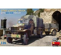 Miniart 35372 - 1:35 G7107 1,5T 4X4 Camión De Carga Con Remolque - Nuevo