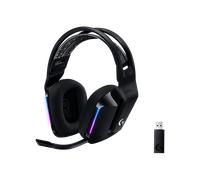 Logitech G733 Lightspeed Auriculares con Micrófono Inalámbricos para Gaming con Diadema con Suspensión, LIGHTSYNC RGB, Tecnología de Micrófono Blue Vo!CE, Ligeros, 29h de batería,PS4, PS5, PC - Negro