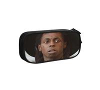 g8 lil wayne Pencil Case for Retro Style Lovers - Vintage Print Oxford Fabric with Brass Zipper (Gift Box) v8