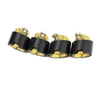 G90 G99 Para M5 2024 2025 Accesorios De Modificación Coche 4 Piezas Puntas Silenciador Escape Fibra Carbono Punta De Silenciador
