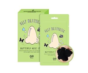 [G9Skin] Self Aesthetic - Butterfly Nose Strip - 1 pieza, Pore Care & Blackhead treatment¿K-Beauty