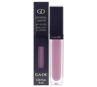 GA-DE Crystal Lights Brillo de labios, 829, enriquecido con perlas de cristal que reflejan la luz, color suave y sedoso, rico, hidrata y añade brillo, 0.2 onzas