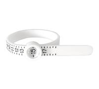 Ga Índice De Anillo - Medidor De Dedos, Indicador De Tamaño | Anillo Ajustable 1-17 US, Herramienta De Precisión Con Ventana Agrandada Al Crear Joyas, Controles O Estimación D, measuring tape