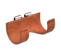 GA.MA - Soporte para secador de pelo de cintura y pared para iQ Perfetto, cinturón de aspecto de cuero y soporte de pared, detalles inoxidables, incluye kit de montaje