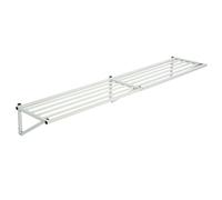 Ga Shelving Estante flotante de metal montado en la pared, estante pesado Du Sto estantes comerciales estantería para herramientas, sótano, tienda, cobertizo, almacén, cocina, despensa, estanterías de