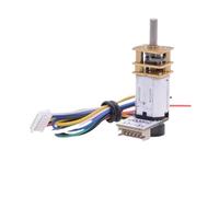 GA12 N20 Encoder 6V Mini Micro Metal Gear Motor Gearwheel High 15 25 50 70 100 150 300 500 1500RPM 7PPR Hall Sensor (300 RPM)