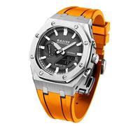 GA2100 MOD Kit For GA2100HC-2A Metal Watch Case Silicone Strap 316 Stainless Steel Modified Accessories Bracelet Bezel bands