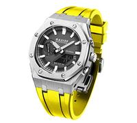 GA2100 MOD Kit For GA2100HC-2A Metal Watch Case Silicone Strap 316 Stainless Steel Modified Accessories Bracelet Bezel bands
