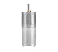 GA25YN370 25mm DC 12V Gear Motor | 5-1000 RPM Low Speed High Rotational Force | Metal Gear Motor for Electronic Locks/Robots/Automated Home | 96g Compact Design, 10 Speed (12V 10RPM)