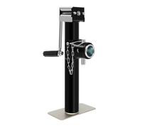 Gaabungky Soporte de remolque de 10 pulgadas 1T, soportes de remolque estables de acero Q235B, soportes para remolque trasero para mantenimiento y cambio de neumáticos, carretilla elevadora manual