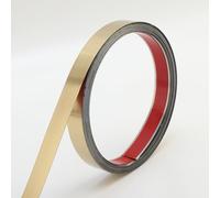 Gaahing cepillado metal recorte, pelado y palo de acero inoxidable moldeo de pared para chimenea, marco de espejo, muebles y decoración del hogar, 5m x 4cm