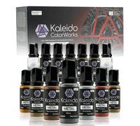 Gaahleri Kaleido Metal 12-Color Set - Water-Based Acrylic, Metallic Airbrush Paint Kit for Car Models, Gundam,Gunpla,Mecha,Pre-Thinned, High Gloss, Fast-Drying, with Thinner & Cleaner