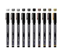 Gaahleri Marcadores de la serie metálica de tinta acrílica a base de agua GM-Set