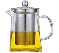 GAAHRQQQ Juego de tazas de té, tazas de café, diseño de fondo de olla Sifang, estable como Taishan grueso vidrio de borosilicato que se puede calentar directamente con el juego de taza de té y
