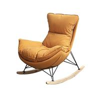 GAAHRQQQ Silla mecedora nórdica para balcón, pequeña familia, para sala de estar, hogar, mecedora italiana minimalista