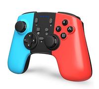 Gaaqii Mando Pro Switch Inalámbrico Compatible con Switch/Lite/OLED/PC, Gyro Axis/Dual Vibración/Wake Up/Turbo Función y Captura de Pantalla