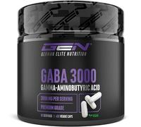 GABA 3000-400 cápsulas - Alta dosis con 3000 mg por porción diaria - Ácido gamma-aminobutírico - Aminoácido premium, vegano, sin aditivos innecesarios - German Elite Nutrition