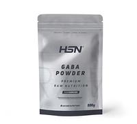 GABA 500 MG en Polvo de HSN | 500 g = 1000 Tomas por Envase Aminoácido en Forma Libre - 100% Ácido Gamma Aminobutírico - Puro GABA Sin Añadidos ni Excipientes | No-GMO, Vegano, Sin Gluten