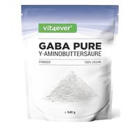 Gaba Pure - 540 g de polvo puro sin aditivos- 100% ácido gamma-aminobutírico - 180 raciones - Vegano