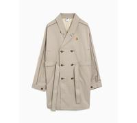 Gabardina de cuadros Oversize Nike Club Rules para hombre Beige XL