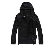 Gabardina de talla grande para mujer, chaqueta impermeable blanca de talla grande, chaqueta impermeable para mujer con capucha, chubasquero blanco, 22 poncho largo transparente para mujer, Negro, M