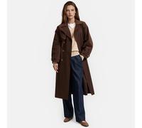 Gabardina larga, Signature EMILE. Talla XXL. Color chocolate