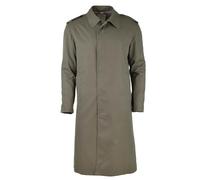 Gabardina militar francesa auténtica, impermeable, longitud completa, verde oliva, Altoa única