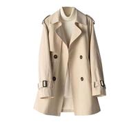 Gabardina Mujer Larga Abrigo Trench Chaqueta Cortavientos Gabardinas de Mujer Primavera Trenchcoat Trench Coat Women Talla Grande Abrigo Gabardina Oversize Cazadora Cortavientos Mujeres Largo Beige M