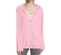 Gabardina para mujer corta con capucha a prueba de viento mujer de gran tamaño a prueba de viento encerado chaqueta impermeable poliéster chaqueta al aire libre ligera chaqueta delgada color sólido