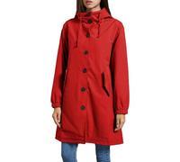 Gabardinas Ligera para Mujer Larga Elegante Chaqueta Entretiempo Chaquetas Rompevientos con Capucha Holgada Cómoda Transpirable Parka Cortavientos para Exteriore Abrigo Gabardina Casual Talla grande